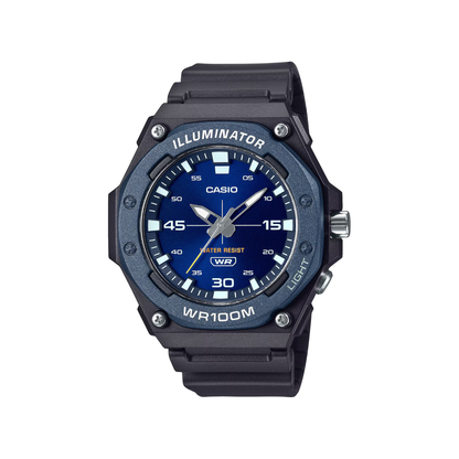 Reloj Análogo Deportivo Negro de Hombre