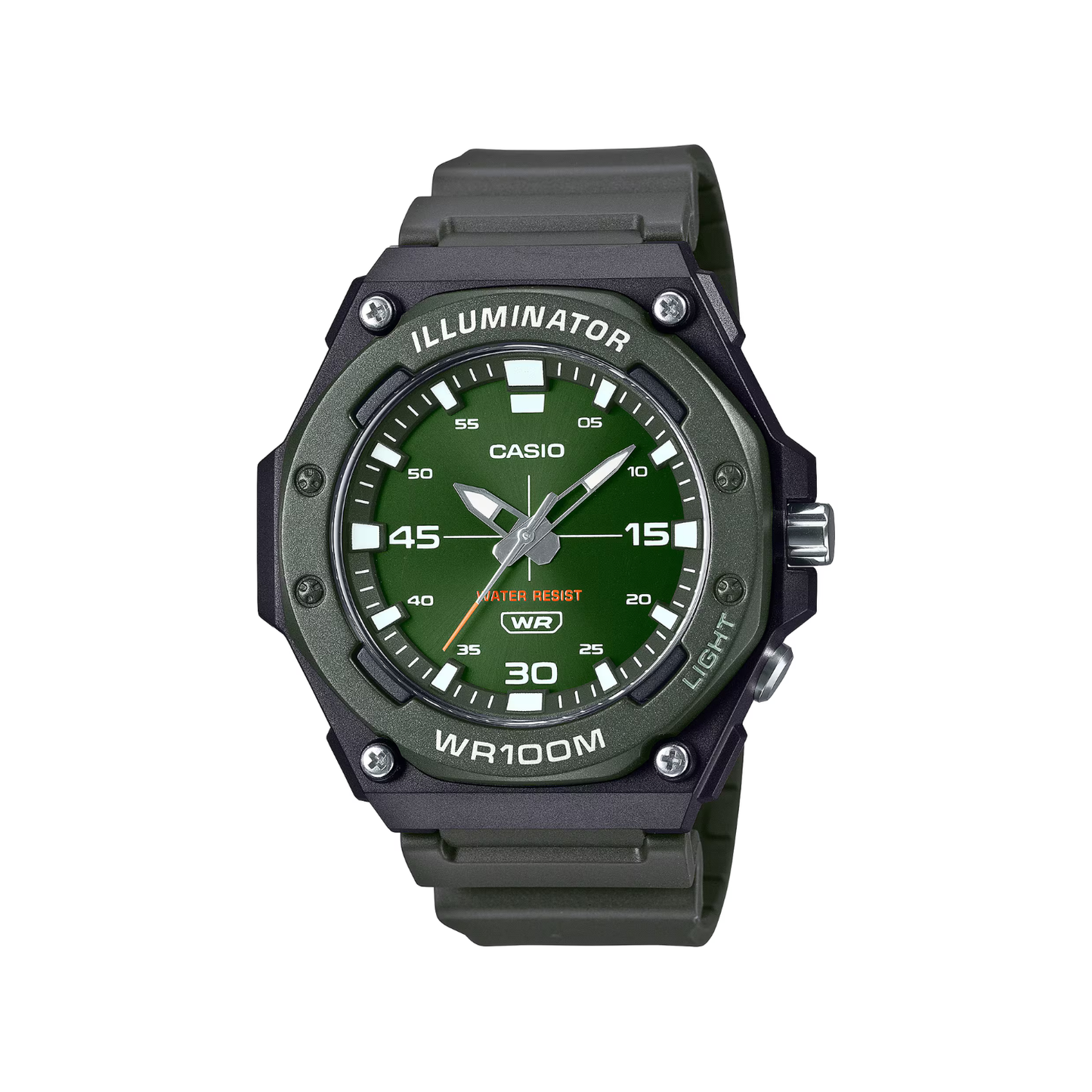 Reloj Análogo Deportivo Negro de Hombre