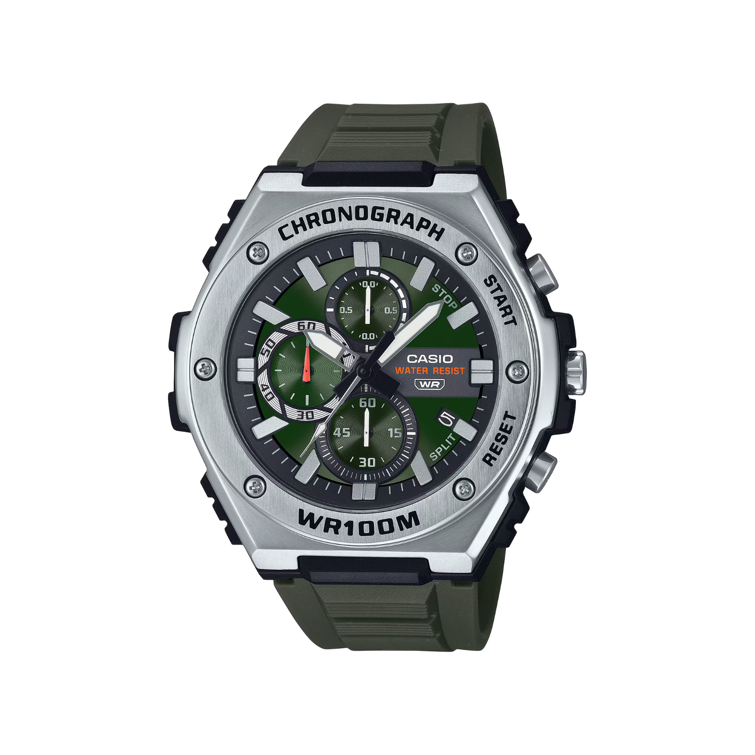 Reloj Análogo Deportivo Plateado de Hombre – Relojín Panamá