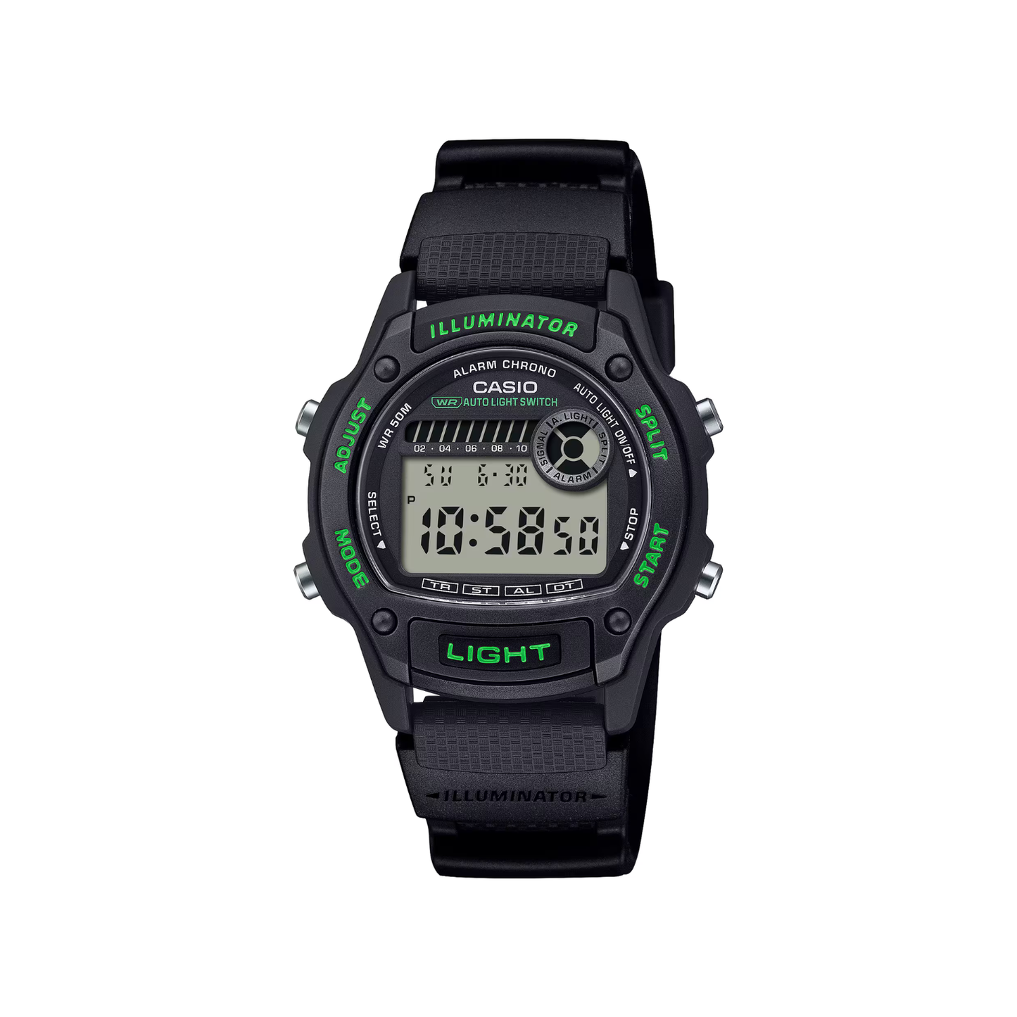 Reloj Digital Deportivo Negro de Hombre