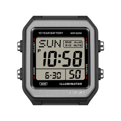 Reloj Digital Casual Negro de Hombre