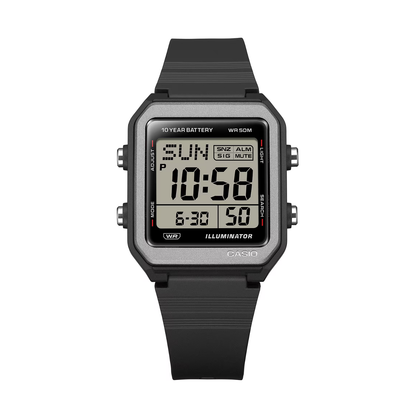 Reloj Digital Casual Negro de Hombre