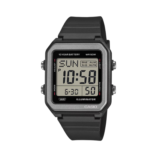 Reloj Digital Casual Negro de Hombre
