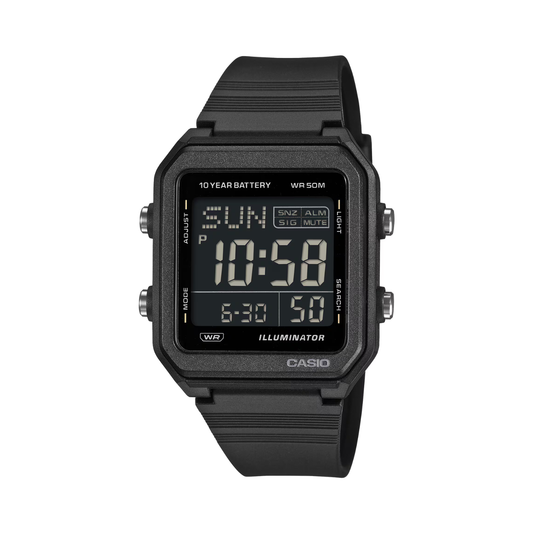 Reloj Digital Casual Negro de Hombre