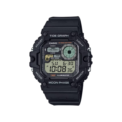 Reloj Digital Deportivo Negro de Hombre