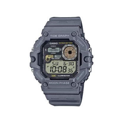 Reloj Digital Deportivo Gris de Hombre