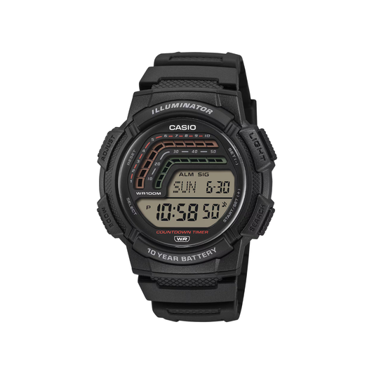 Reloj Digital Deportivo Negro de Hombre