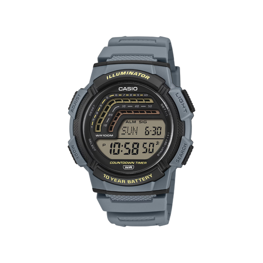 Reloj Digital Deportivo Gris de Hombre