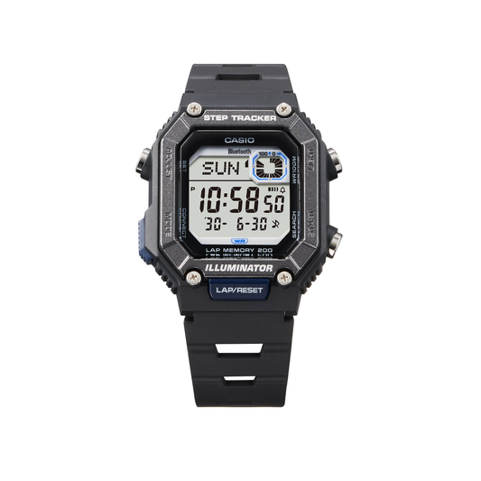 Reloj Digital Deportivo Step Tracker Negro de Hombre
