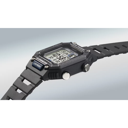 Reloj Digital Deportivo Step Tracker Negro de Hombre