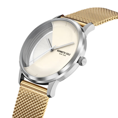 Reloj Análogo Plateado Ejecutivo Plateado de Hombre