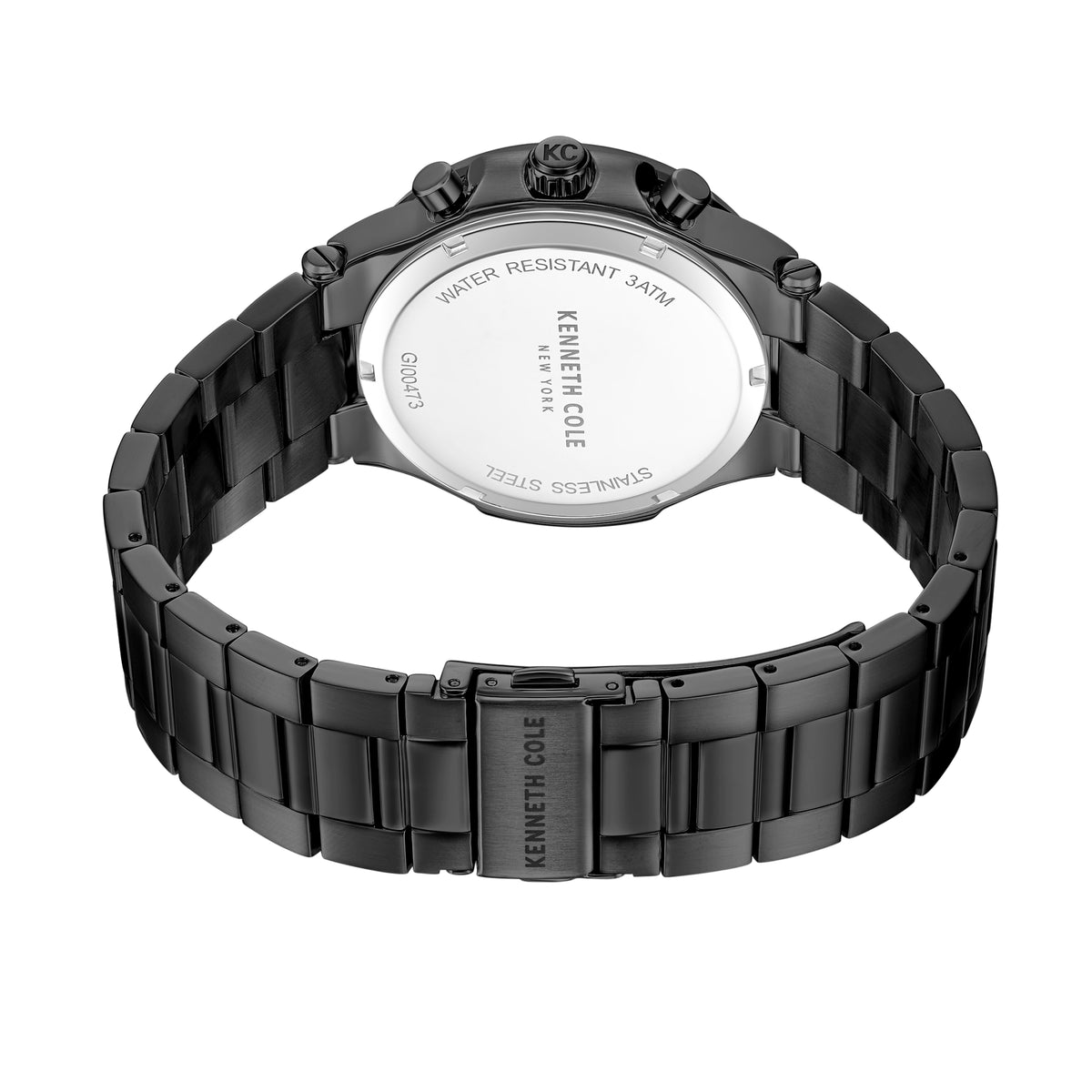 Reloj Análogo Kenneth Cole New York Cuarzo Negro y Dorado de Hombre