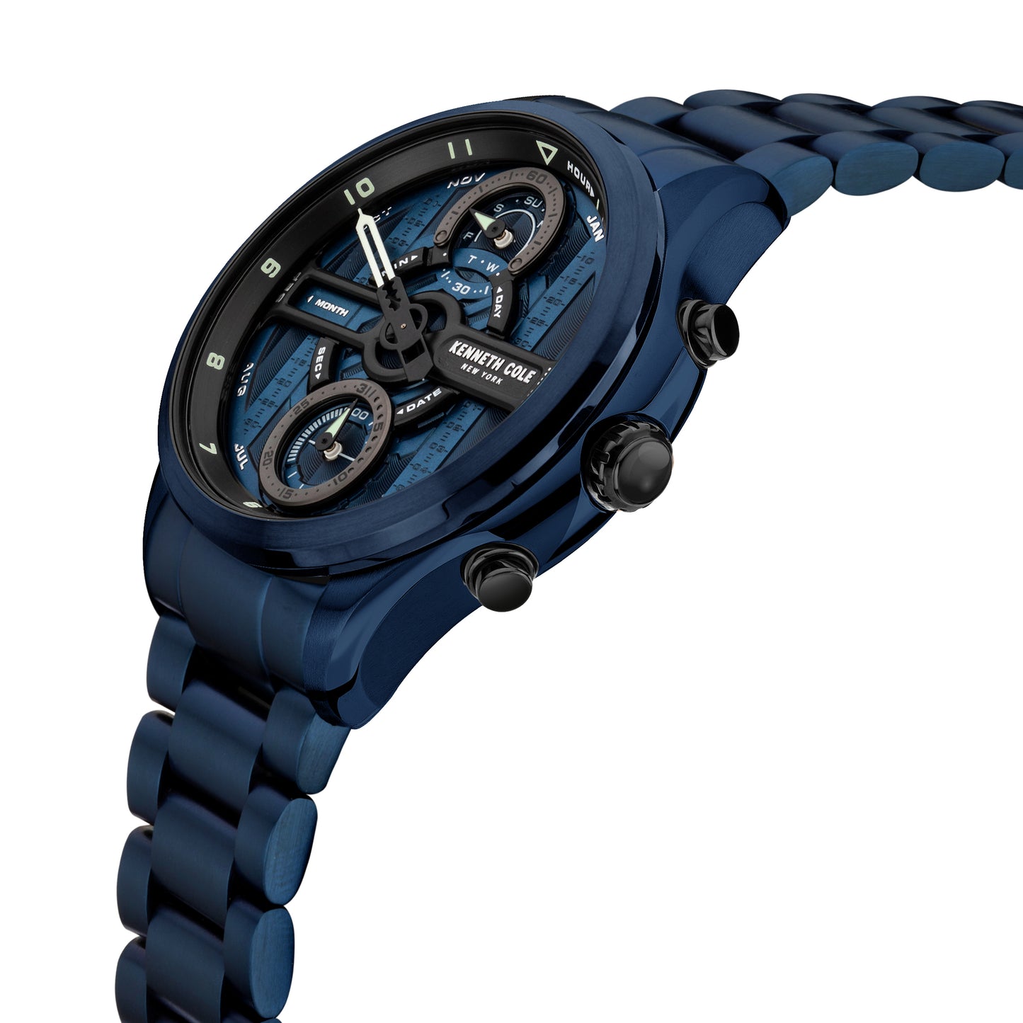 Reloj Análogo Multifunción Sport Azul de Hombre