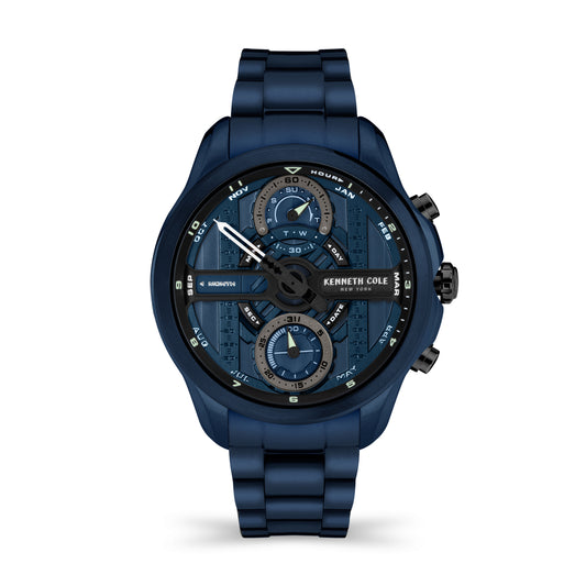 Reloj Análogo Multifunción Sport Azul de Hombre