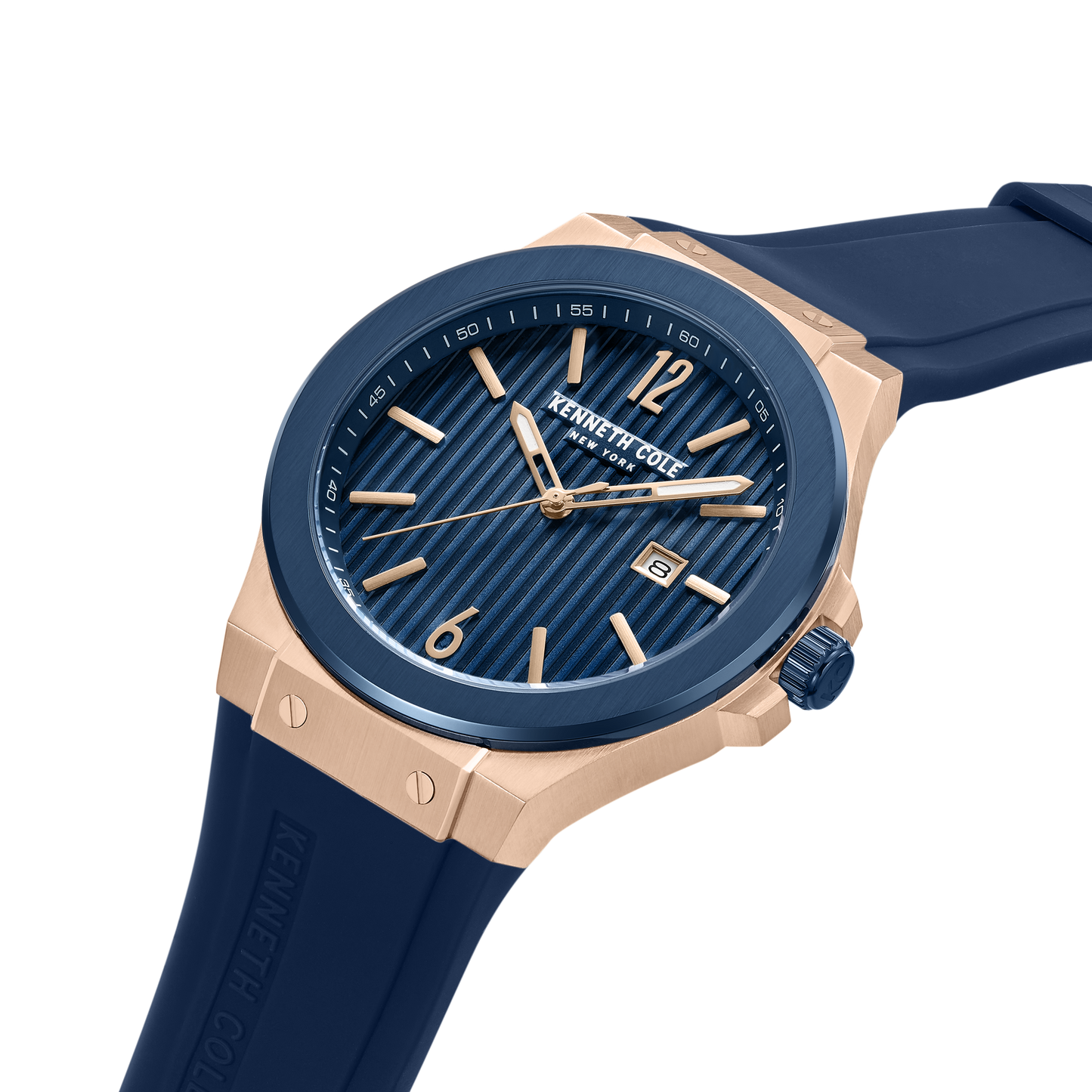 Reloj Análogo Metal Luxury Azul de Hombre