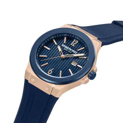 Reloj Análogo Metal Luxury Azul de Hombre