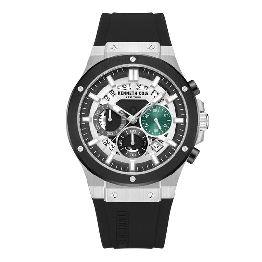 Reloj Análogo Cronografo Sport Negro de Hombre