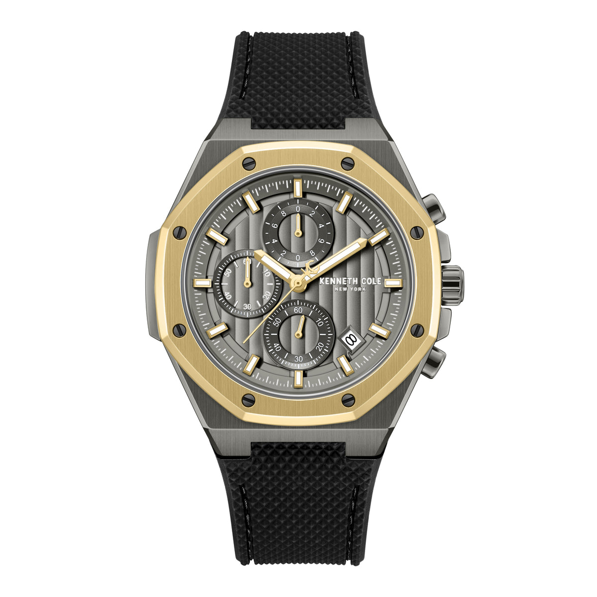 Reloj Análogo Kenneth Cole Benson Cuarzo Gris y Negro de Hombre