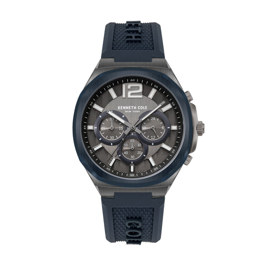 Reloj Análogo Cronografo Sport Azul de Hombre