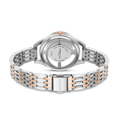 Reloj Análogo Stones Luxury Plateado de Mujer