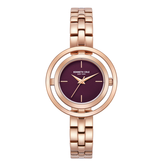 Reloj Análogo Luxury Rose gold de Mujer