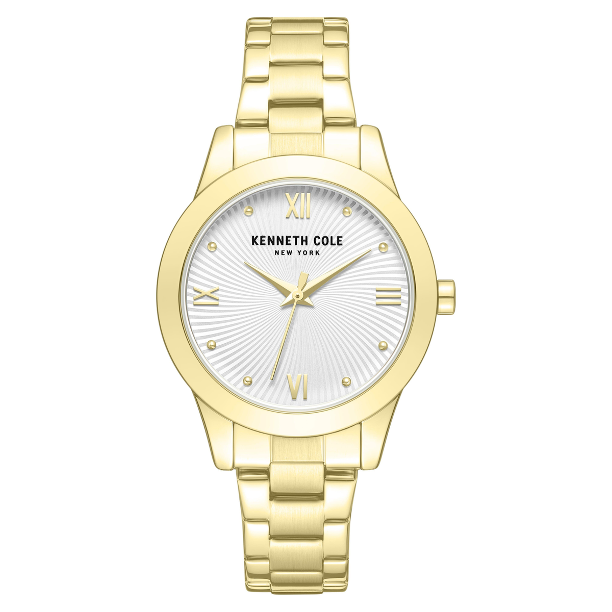 Reloj Kenneth Cole New York Dorado y Plateado Análogo de Mujer