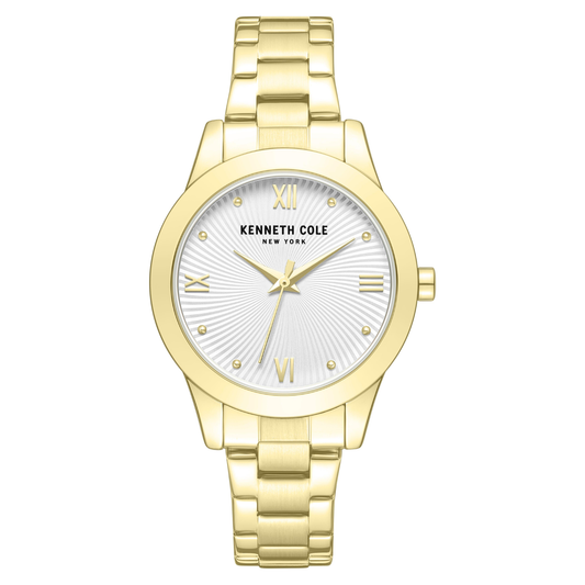 Reloj Kenneth Cole New York Dorado y Plateado Análogo de Mujer