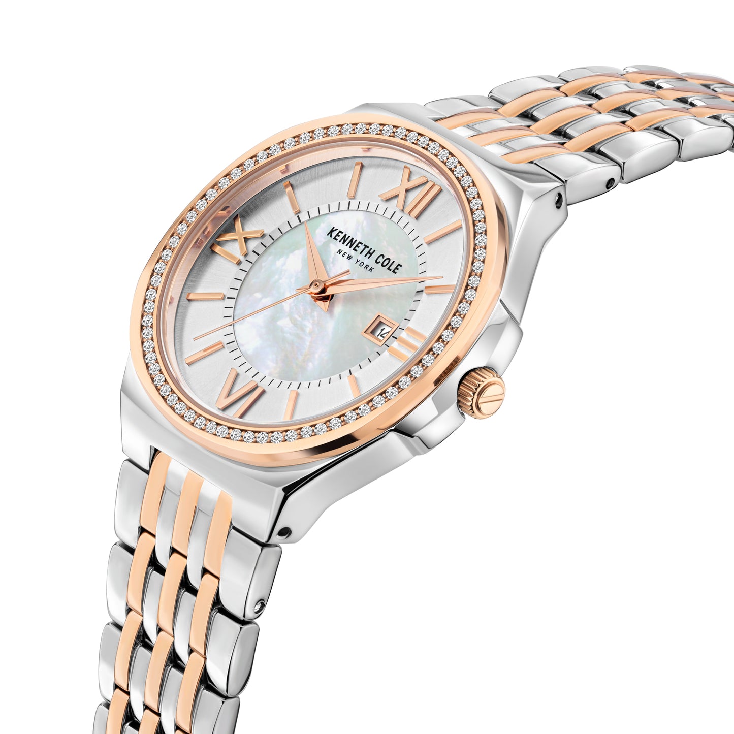 Reloj Análogo Madre Perla Luxury Rose gold de Mujer