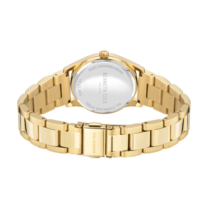 Reloj Análogo Dorado Ejecutivo Dorado de Mujer