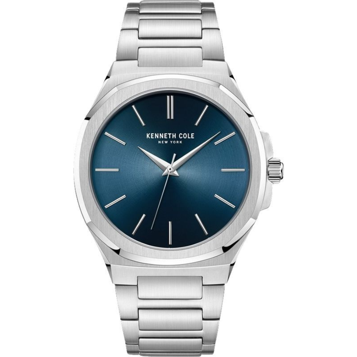 Reloj Análogo Kenneth Cole New York Cuarzo Azul y Plateado de Hombre