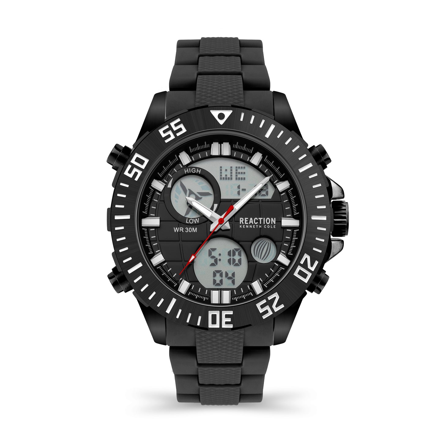 Reloj Análogo-Digital Metal Sport Negro de Hombre