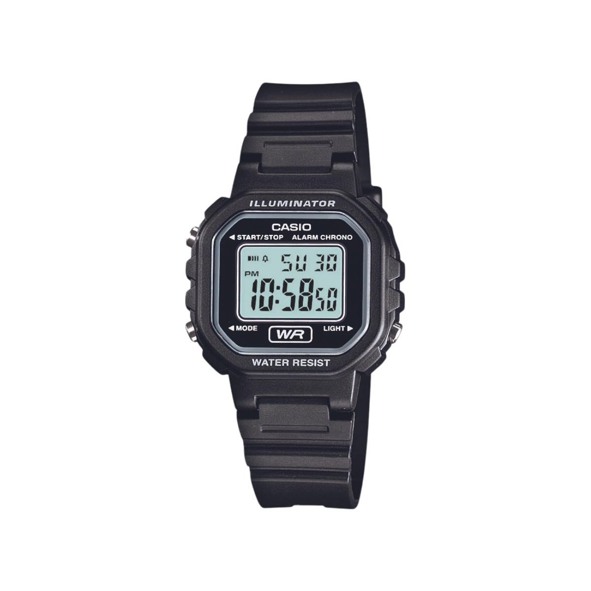 Reloj Digital Illuminator Casual Negro de Hombre