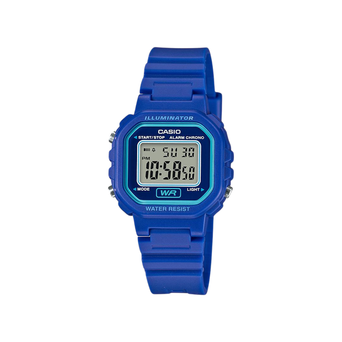 Reloj Digital Illuminator Casual Azul de Mujer