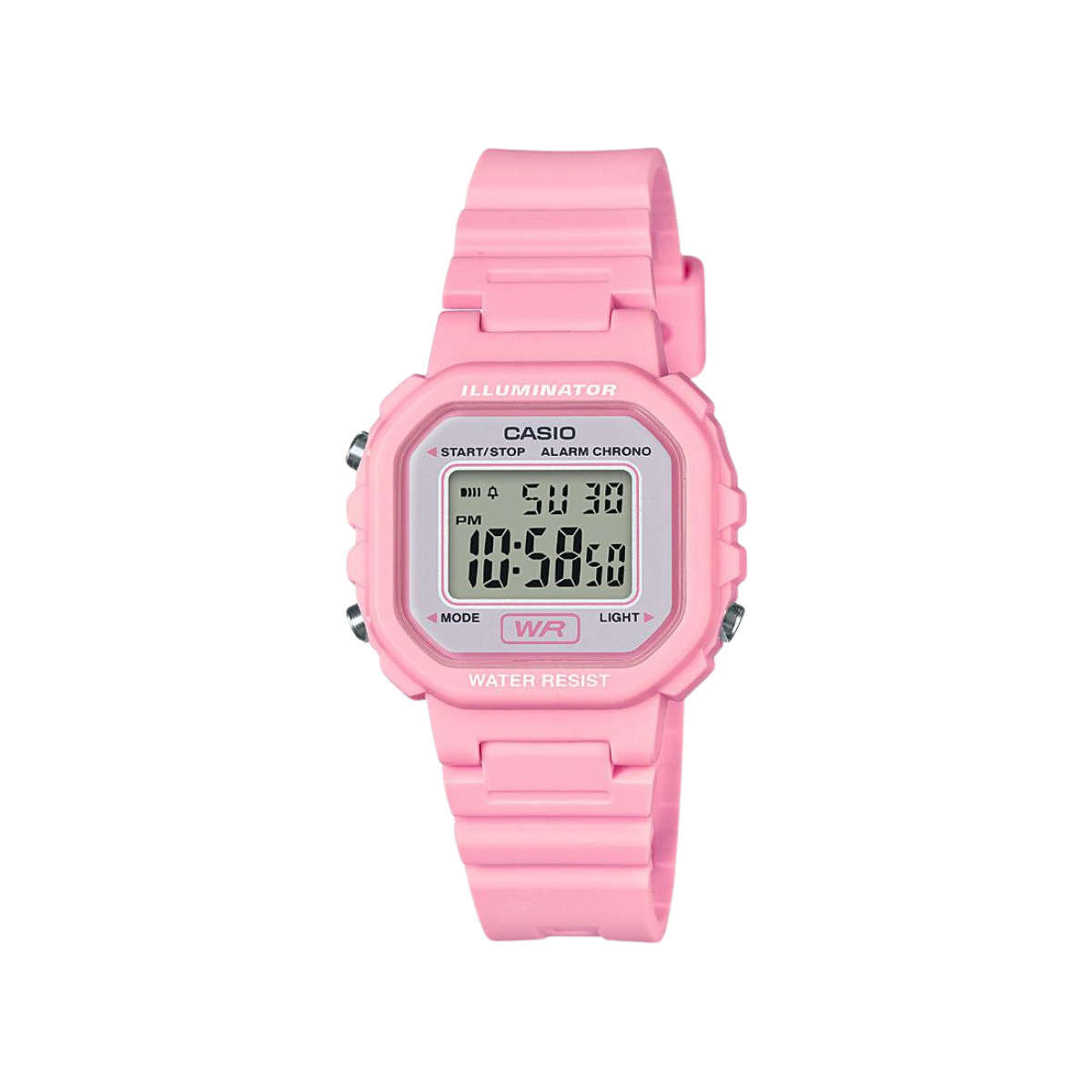 Reloj Digital Illuminator Casual Rosado de Mujer