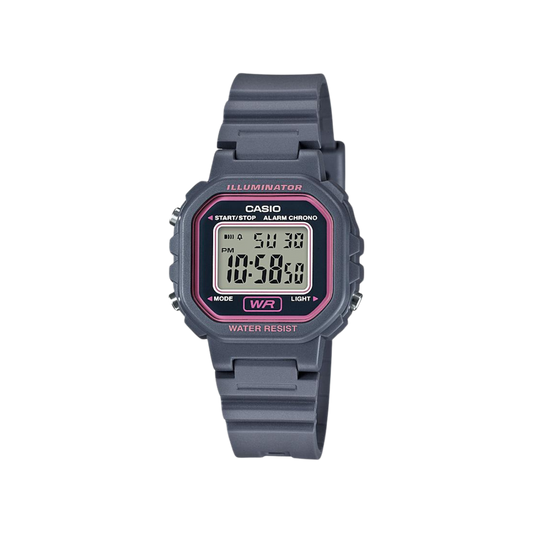 Reloj Digital Illuminator Casual Gris de Mujer