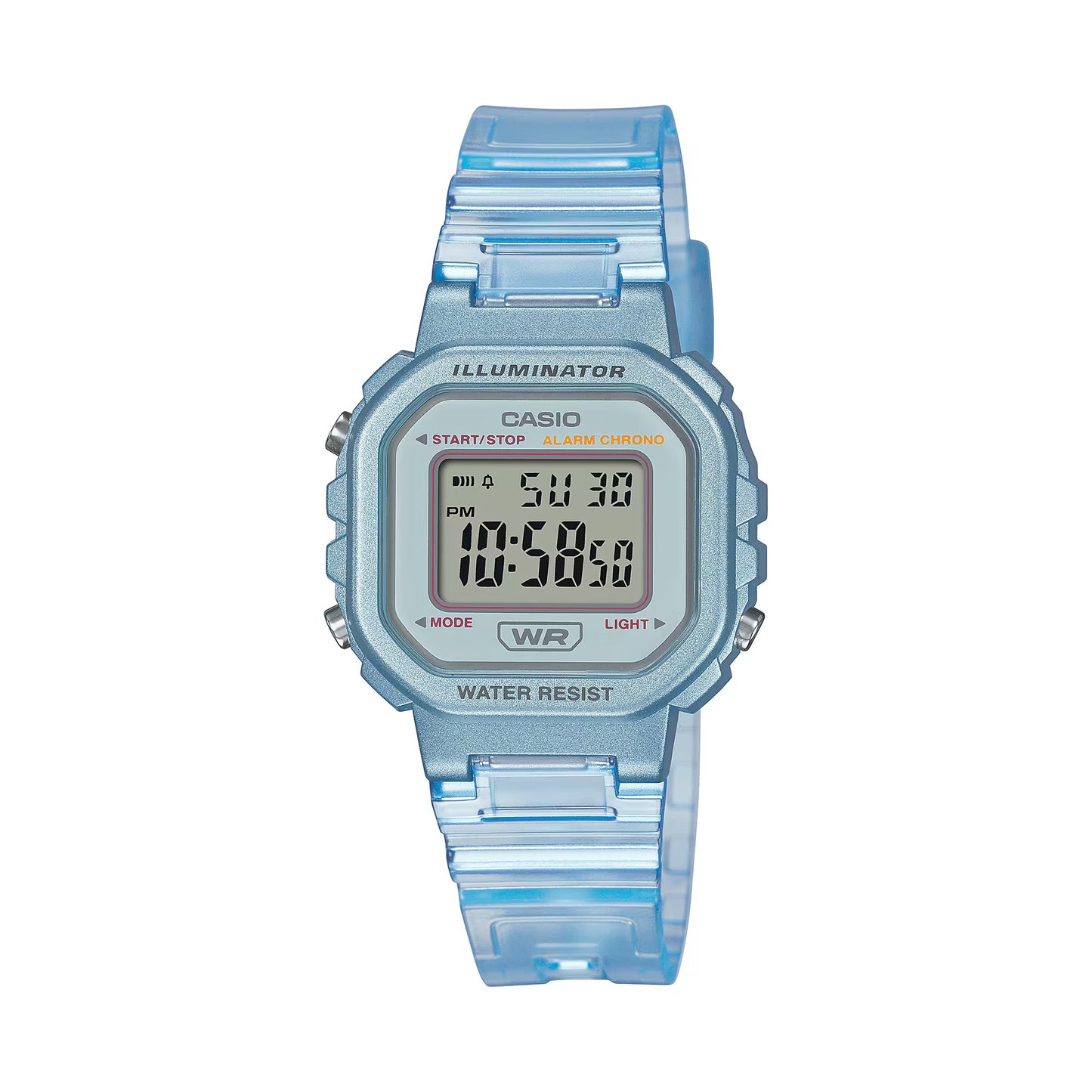 Reloj Digital Illuminator Sport Celeste de Mujer