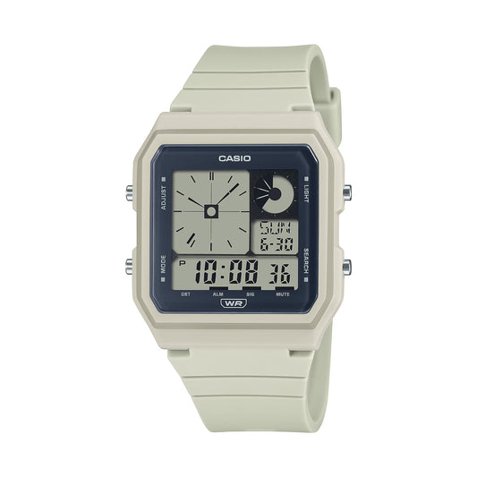 Reloj Digital Vintage Crema de Mujer