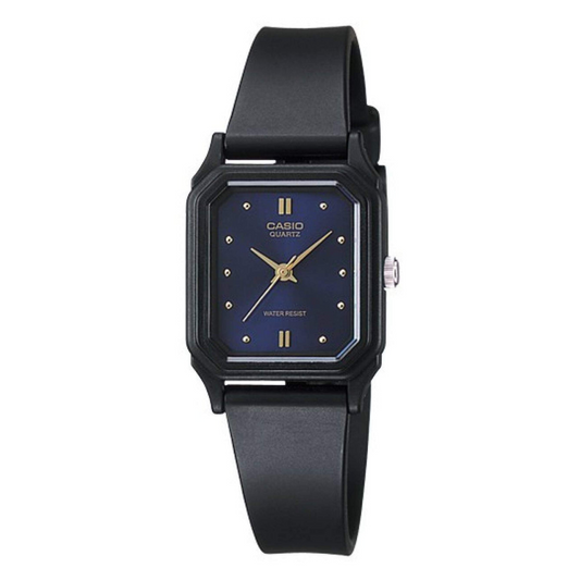 Reloj Análogo Casual Negro de Mujer