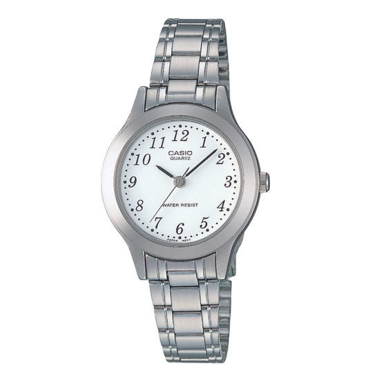 Reloj Análogo Casual Plateado de Mujer