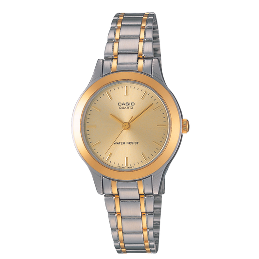 Reloj Análogo Casual Dorado de Mujer