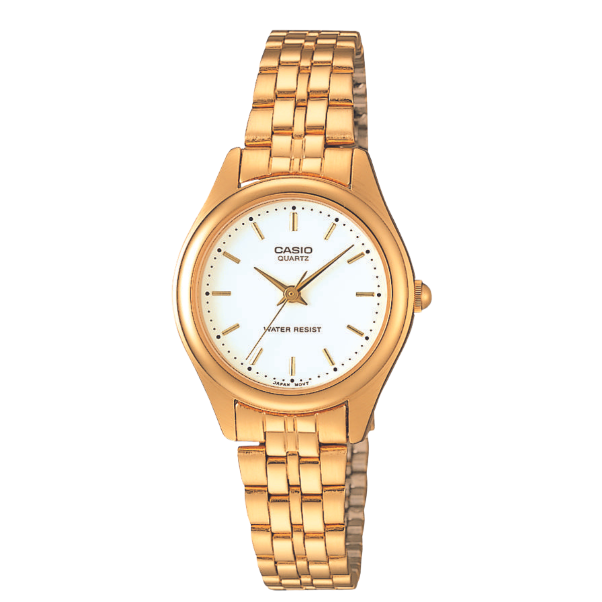 Reloj Análogo Casual Dorado de Mujer