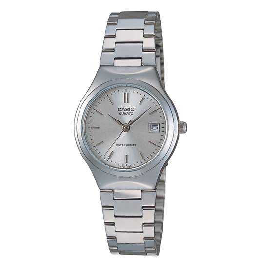 Reloj Análogo Casual Plateado de Mujer