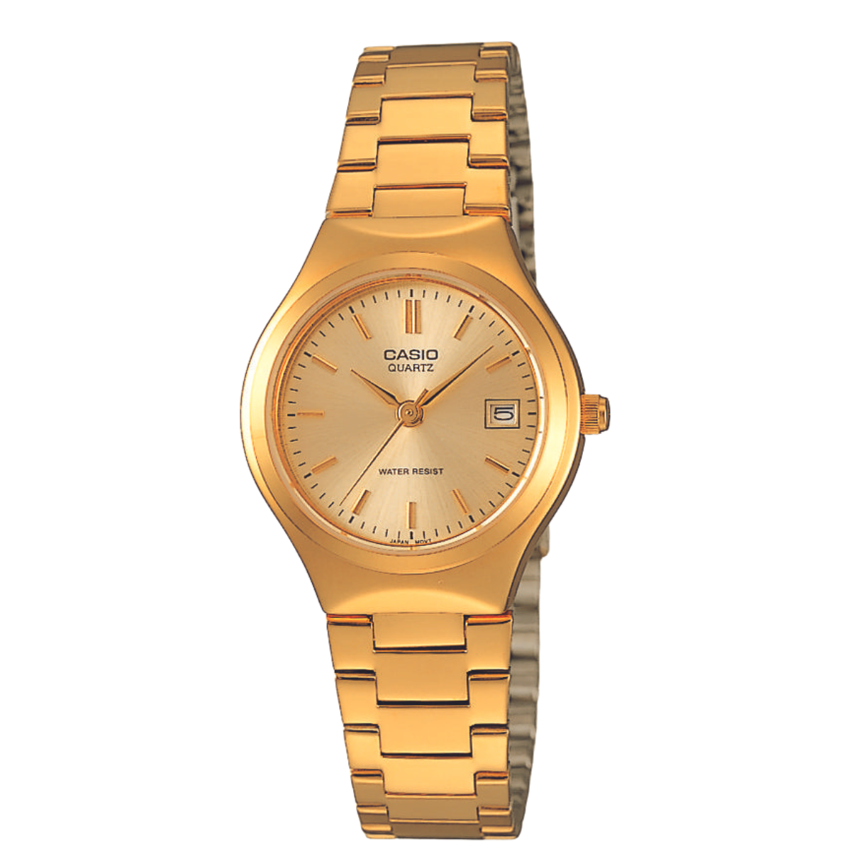 Reloj Análogo Ejecutivo Dorado de Mujer