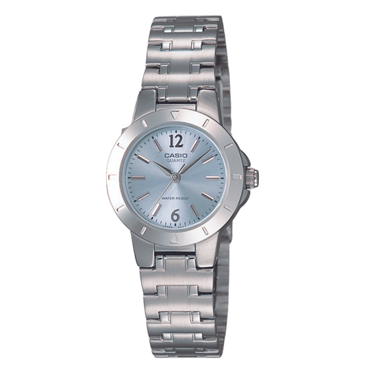 Reloj Análogo Casual Celeste de Mujer