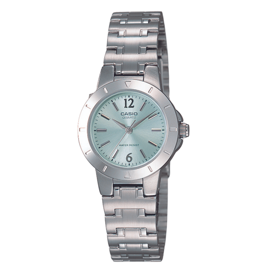 Reloj Análogo Casual Plateado de Mujer