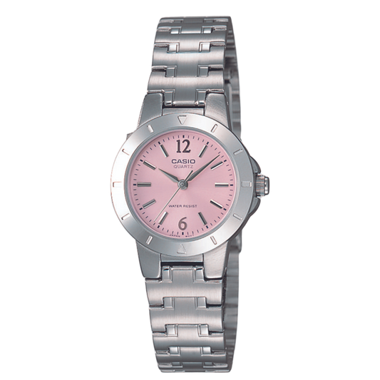 Reloj Análogo Casual Plateado de Mujer