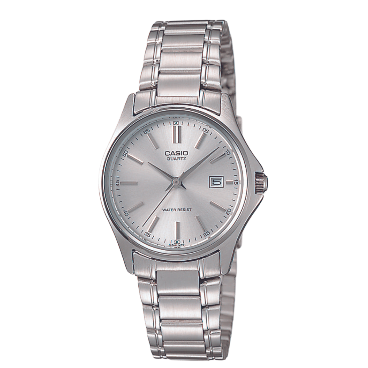 Reloj Análogo Casual Plateado de Mujer