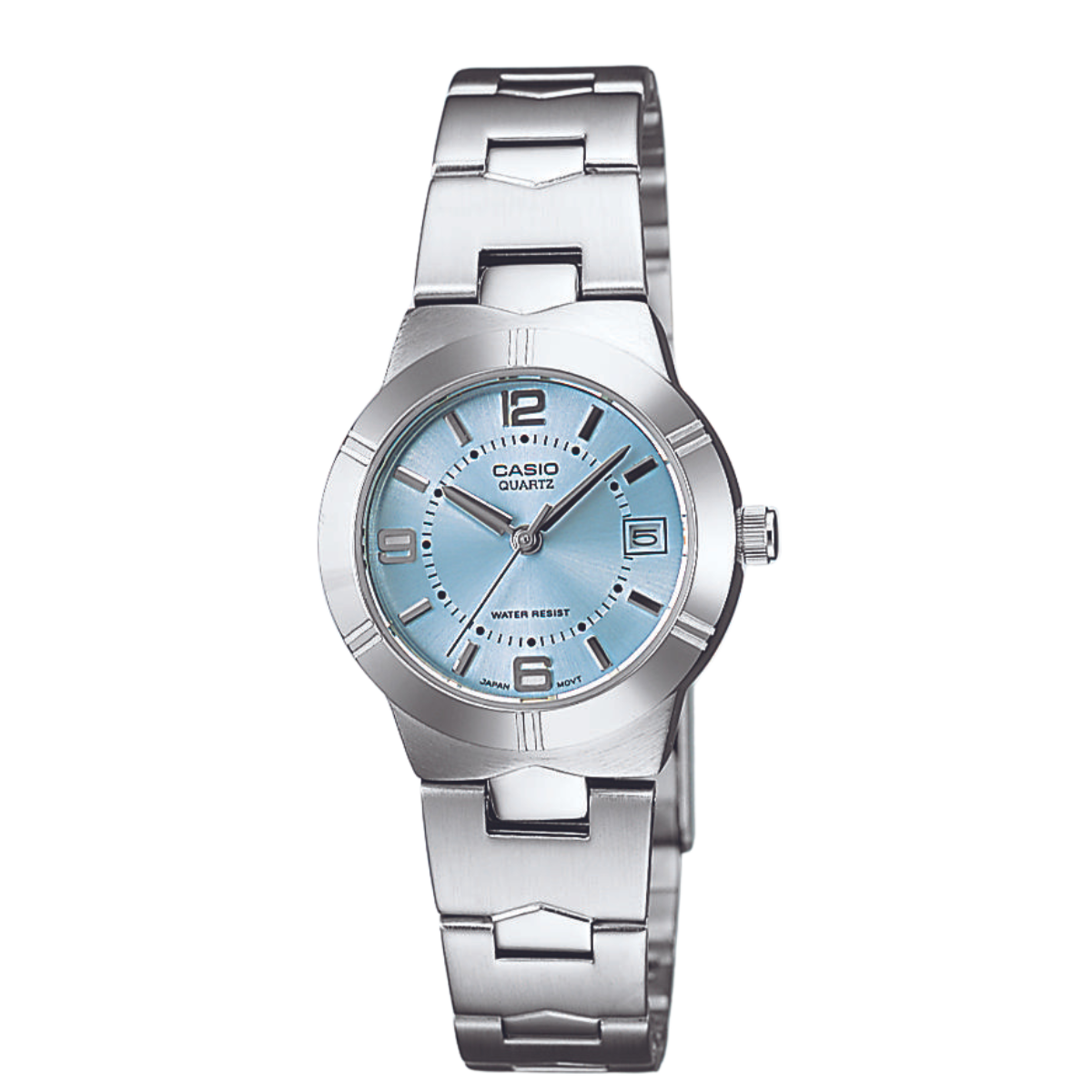 Reloj Análogo Casual Plateado de Mujer