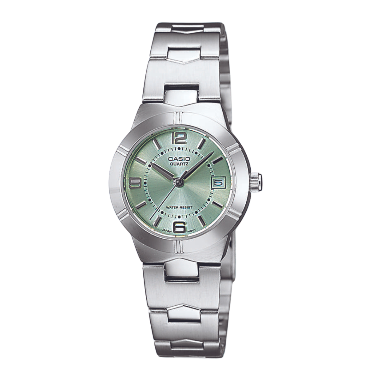 Reloj Análogo Casual Plateado de Mujer