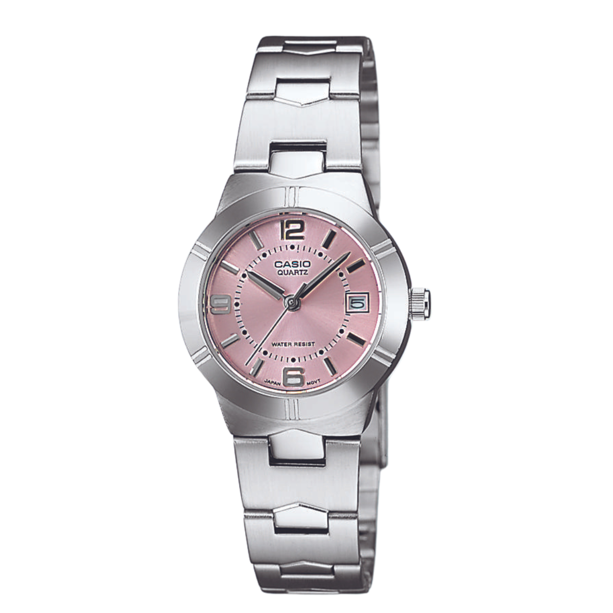 Reloj Análogo Casual Plateado de Mujer